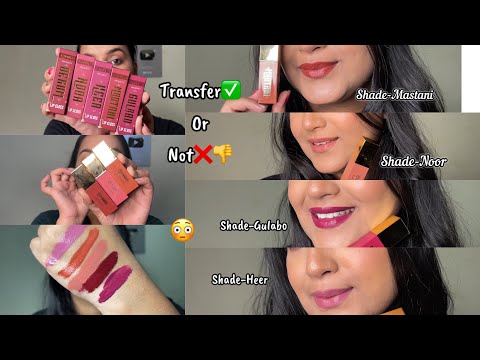 *New* Mars Transfer Proof Lip Gloss  Review + Swatches🥰 Does This Lip Gloss Transfer 👍 or not 👎