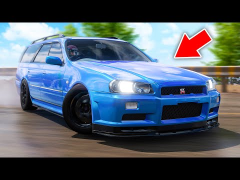 De Nissan SKYLINE STATIONWAGON zit nu in Forza Horizon 5!