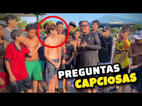 Preguntas capciosas en la piscina 🌊￼