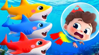 Learn Colors with Baby Sharks | Colors Song | Nursery Rhyme & Kids Songs | BabyBus