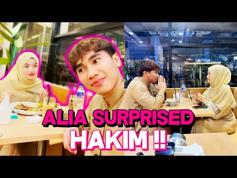 ALIA SURPRISED HAKIM ! HANDSOME BOYFRIEND ALIA !