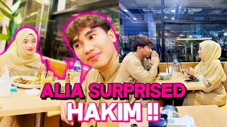 ALIA SURPRISED HAKIM ! HANDSOME BOYFRIEND ALIA !