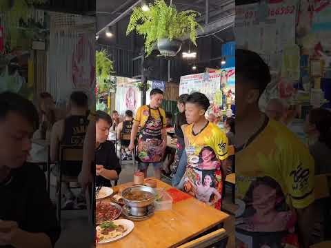Not enough money I have to eat rice Haha-Thai Street Food