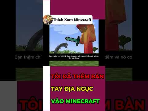 TÔI ĐÃ THÊM BÀN TAY Ở ĐỊA NGỤC VÀO MINECRAFT #minecraft #Thichxemminecraft