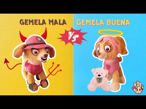 GEMELA BUENA Vs GEMELA MALA / Patrulla Canina en español