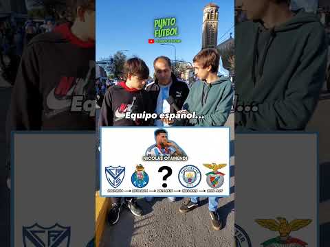 Adiviná que equipo falta en la carrera de Nicolás Otamendi #seleccionargentina