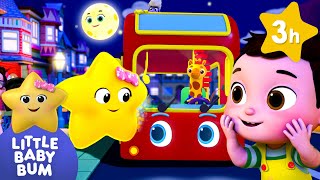 Stargazing On The Bus Lullaby🌟  | 🚌Wheels on the BUS Songs! 🚌 Nursery Rhymes for Kids
