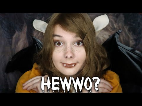 ASMR 🦇 Cute Bat Roleplay with Echo Whispers + Repeated Words & Syllables 🦇