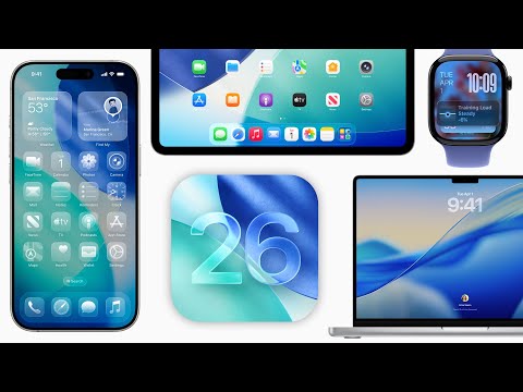 Komplett neues Design! - Apple stellt iOS 26, watchOS 26, macOS 26, etc. vor (WWDC 2025)