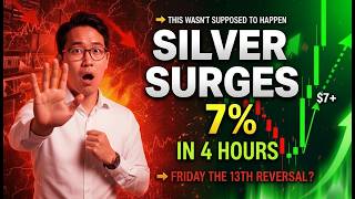 Silver SURGES 7% in 4 Hours — Is This the Big Friday the 13th Reversal You Can’t Miss?