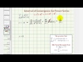 Understanding Power Series Convergence
