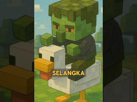 Dia Adalah Mob Langka Di Minecraft #shorts #minecraft #chicken