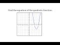Vertex Form and Quadratic Functions