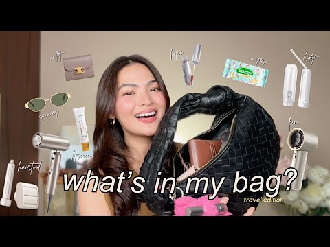 AS REQUESTED: WHAT'S IN MY BAG?? 👜✨ (Travel Edition) ft. DREAME Pocket High Speed Hair Dryer