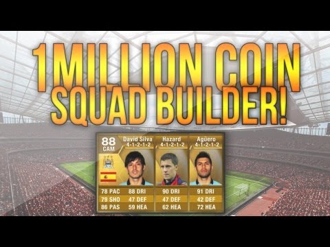 FIFA 13 Ultimate Team | 1,000,000 Coin Squad Builder! Ft. 90 Rated Player!