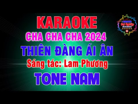 Thiên Đàng Ái Ân (Lam Phương) Karaoke Tone Nam Cha Cha Cha Nhạc Sống || Karaoke Đại Nghiệp