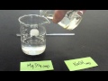 Chemical Reactions and Precipitation