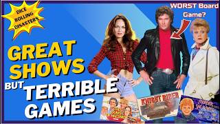 WORST Board Games of FAVORITE TV Shows | 70s & 80s TV Shows You LOVED Turned Board Games You FORGOT