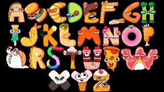 Alphabet Reverse Plush toy All Letter   FROM O BUT THEY  FOOD FULL EDITION