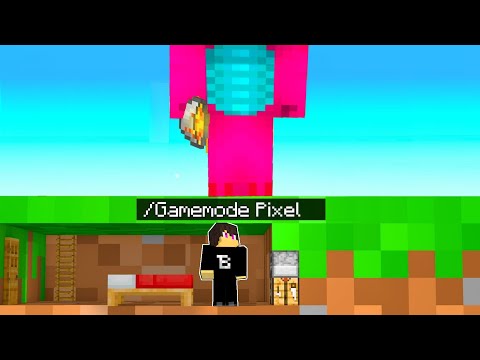 MINECRAFT DE 1 PIXELES BÚJÓCSKA!