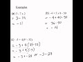 Operations with Integers and Order of Operations