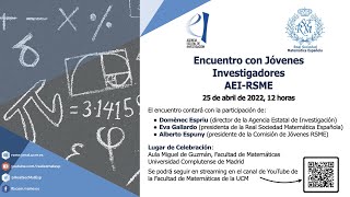 Encuentro con jóvenes investigadores AEI-RSME