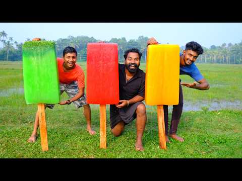 BIGGEST STICK ICE CREAM | Big Ice cream | Fruit ice | M4 Tech |