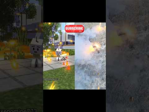 Original vs Animation - Adu Petasan Tahun Baru #minecraft #comedy