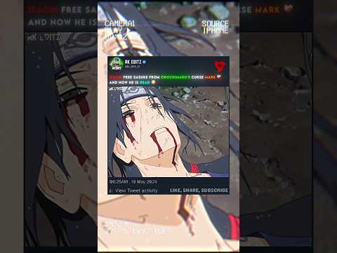 Itachi Is Dead 💔😭