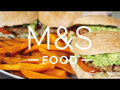 Chris' top-notch turkey burgers | Feed Your Family | M&S FOOD