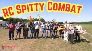 Radio Controlled (RC) Spitty COMBAT | Basingstoke MAC at Popham Model Show 2025
