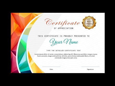 certificate design powerpoint