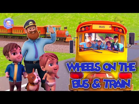 Wheels on the Bus & Wheels on the Train @BBTVKIDS Nursery Rhymes & Kids Songs #wheelsonthebus