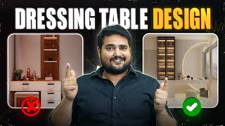 Perfect Dressing Table Design | Storage Hacks + Mirror Ideas💡👌