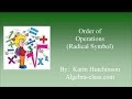 Exploring the Role of the Radical Symbol in Order of Operations