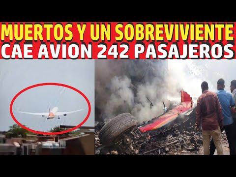 Boeing 787-8 de Air India CAE con 242 PASAJEROS "LUNA DE FRESA" "REPORTE SÍSMICO"