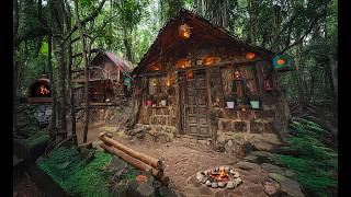 A Rainy Day in My Forest Cabin – Dogs, Fire, and Smoked Meat Wraps