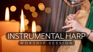 Harp worship session 🙏 Instrumental harp worship at home 🏡