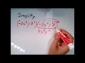 Exponent Rules and Operations