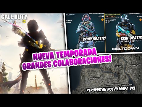 GRAN COLABORACION! + SKINS GRATIS Y NUEVO MAPA BR COD MOBILE!! / Dimitry