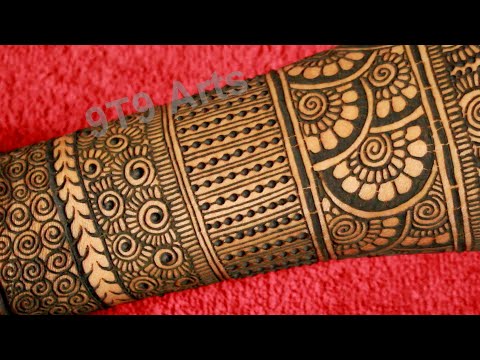New Stylish Full Hand Dulhan Mehdi Design||Simple Peacock Mehndi Design||Easy Mehndi Design for Hand