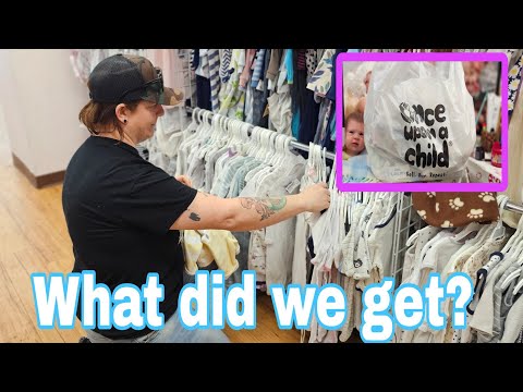 HAUL for NEW reborn baby| Shopping @ HUGE Once Upon a Child|  nlovewithreborns2011..