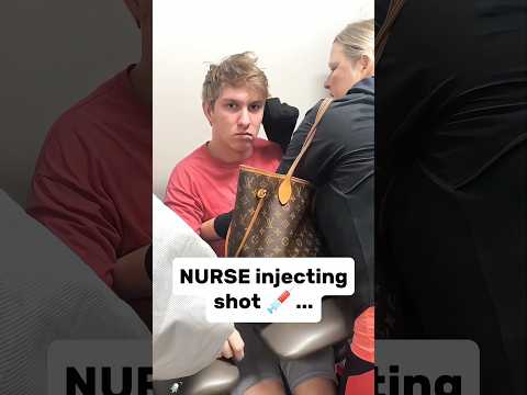Funny nurse injection ๐๐๐๐#injections #fyp #foryou #prank #funny #scared #fail