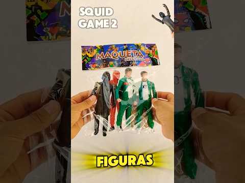 VIENEN JUGADORES FIGURAS  JUEGO DEL CALAMAR ARTICULADOS DEL TIANGUIS #Shorts #squidgame