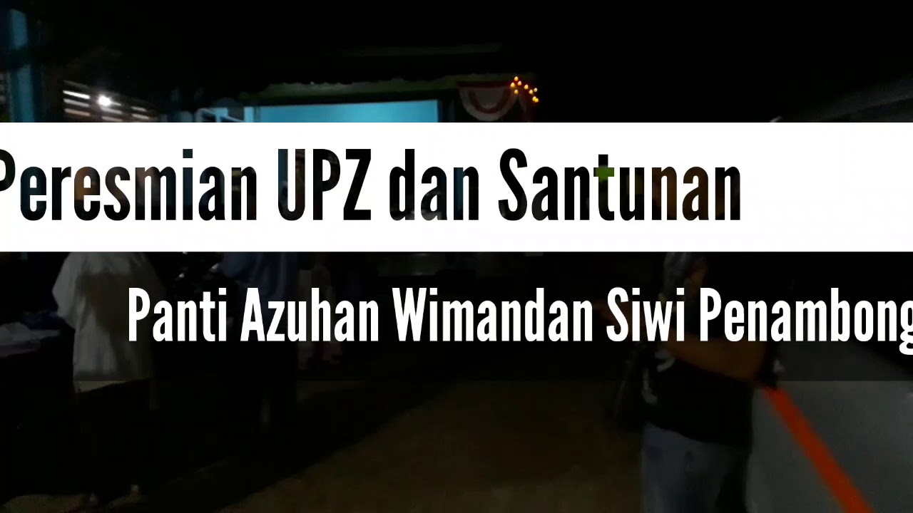 Pengukuhan UPZ dan santunan anak yatin BAZNAS di Pantiasuhan Mandanasi