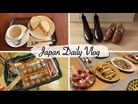 hunt for New Year Sales, new shoes, homey drinking dinner | japan vlog