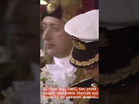 Charles and Diana Wedding: Diana's Awkward Moment (1981)