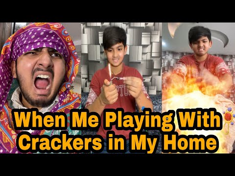 When Me Playing With Crackers in My Home | Chimkandi | Chimkandi New Video | Atif Fc | #shorts