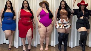 Snatched in Every Look 💋 | Trendy Dress Try-On #bodysuit