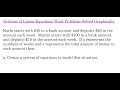 Solving Real-World Problems with Graphing Linear Equations